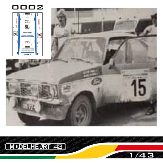 Decalque Ford Escort Mk2 Rs 2000 Diabolique- Carlos Torres