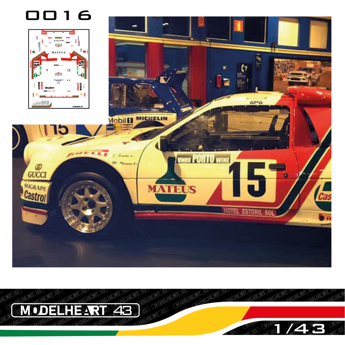 Decalque Ford Rs200 Diabolique- Joaquim Santos