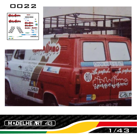 Decalque Ford Transit Mk2 Short Diabolique