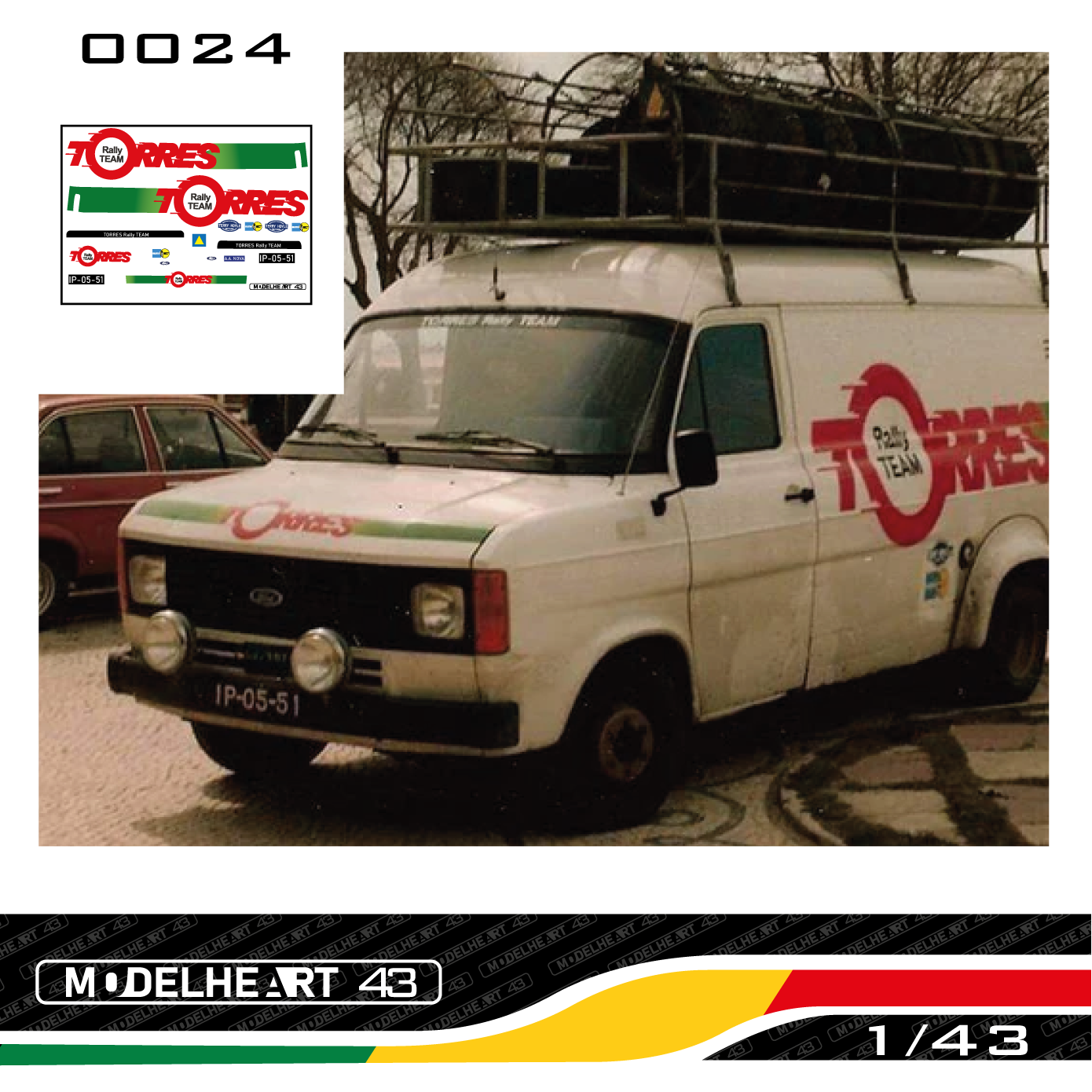 Decalque Ford Transit Mk2 Lwt - Torres Rally Team