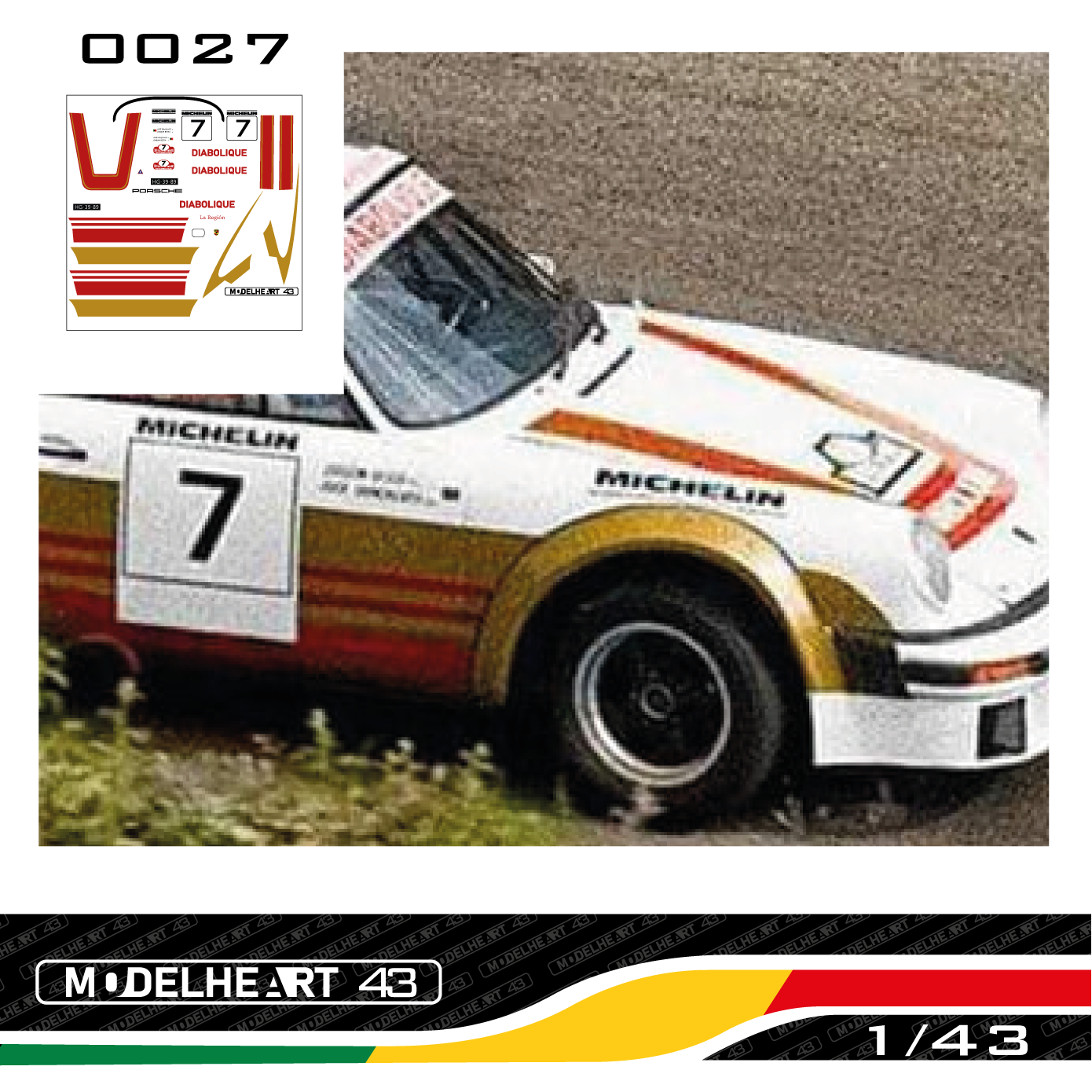 Decalque Porsche 911 Diabolique- José Gonçalves