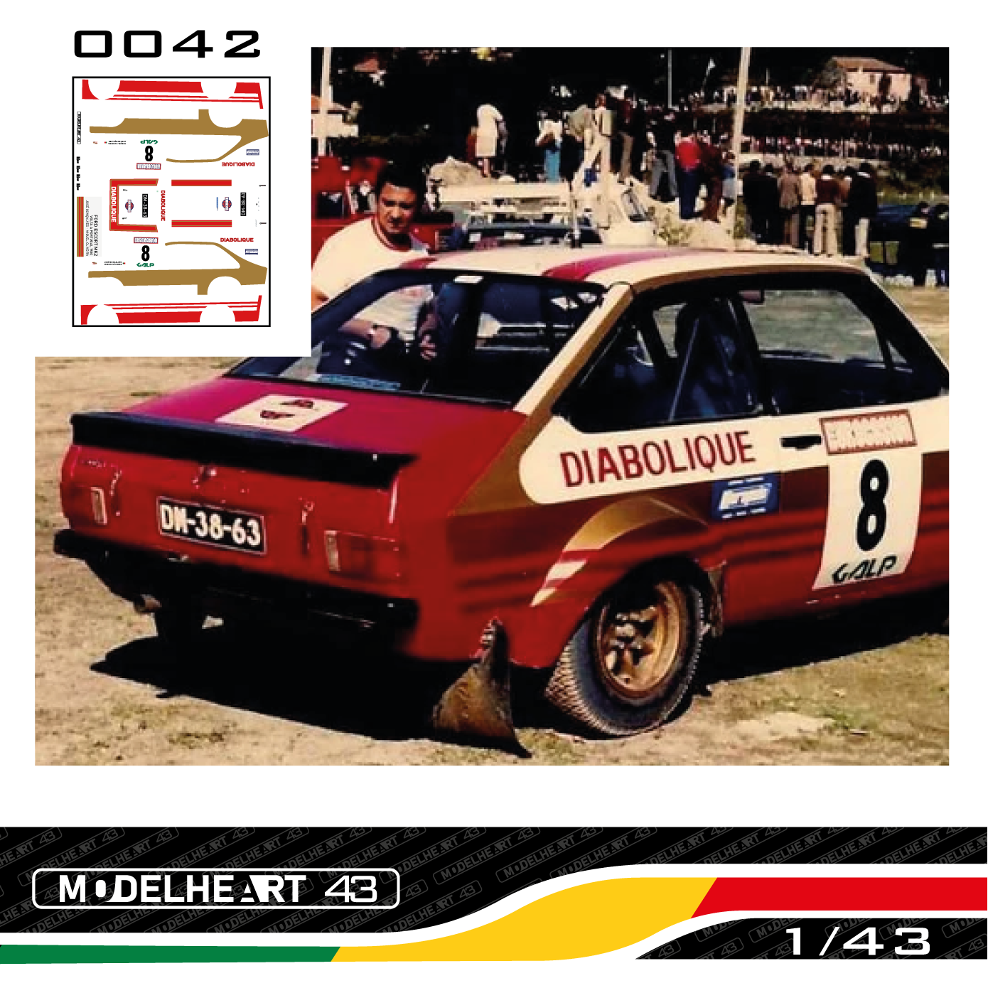 Decalque Ford Escort Mk2 Diabolique - José Gonçalves