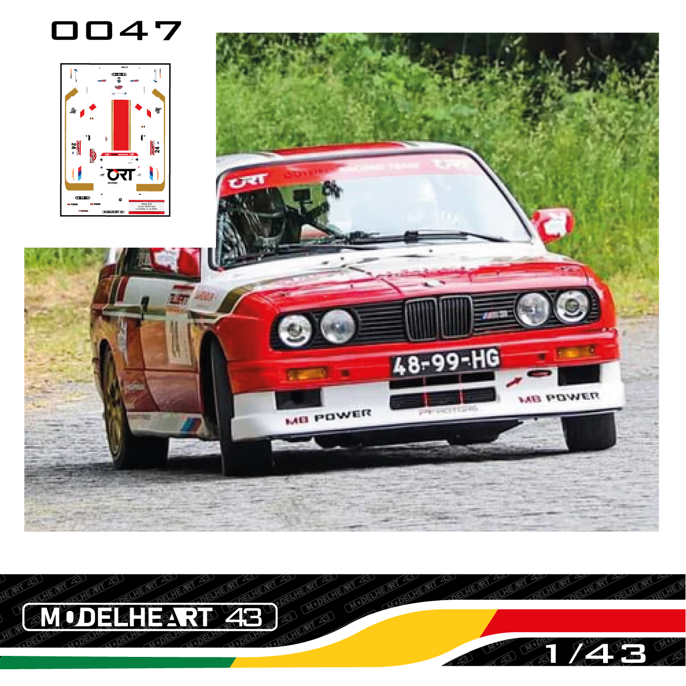 Decalque Bmw E30 - G.Outeiro