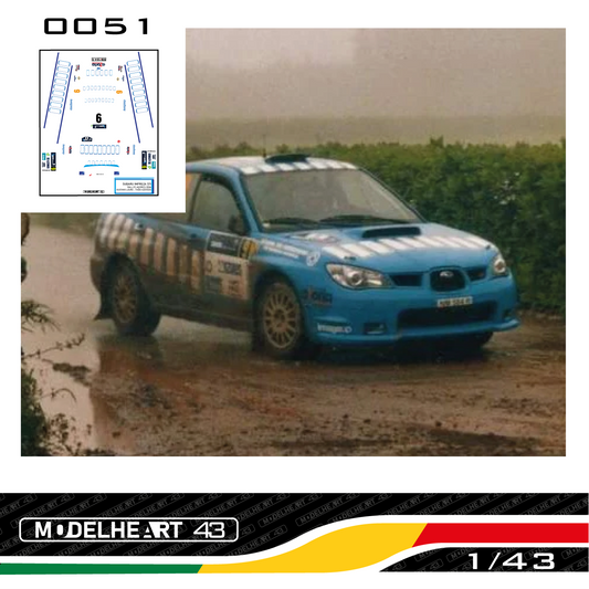 Decalque Subaru Impreza Sti - G.Louro