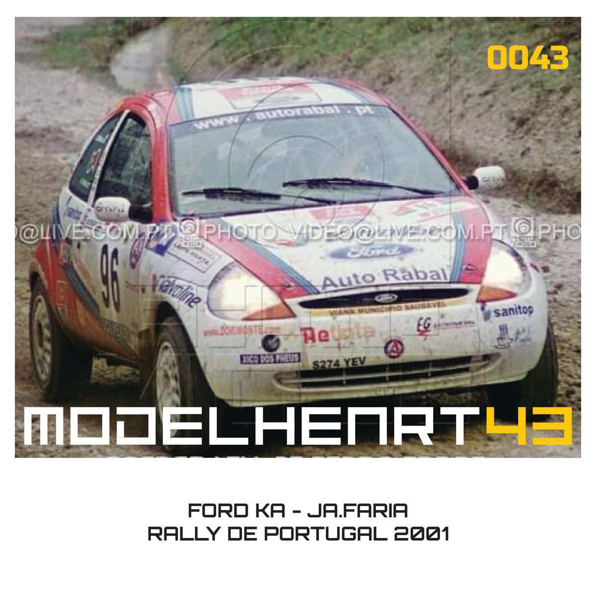 DECALQUE - FORD KA- 1/43