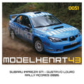 DECALQUE - SUBARU IMPREZA STI - 1/43