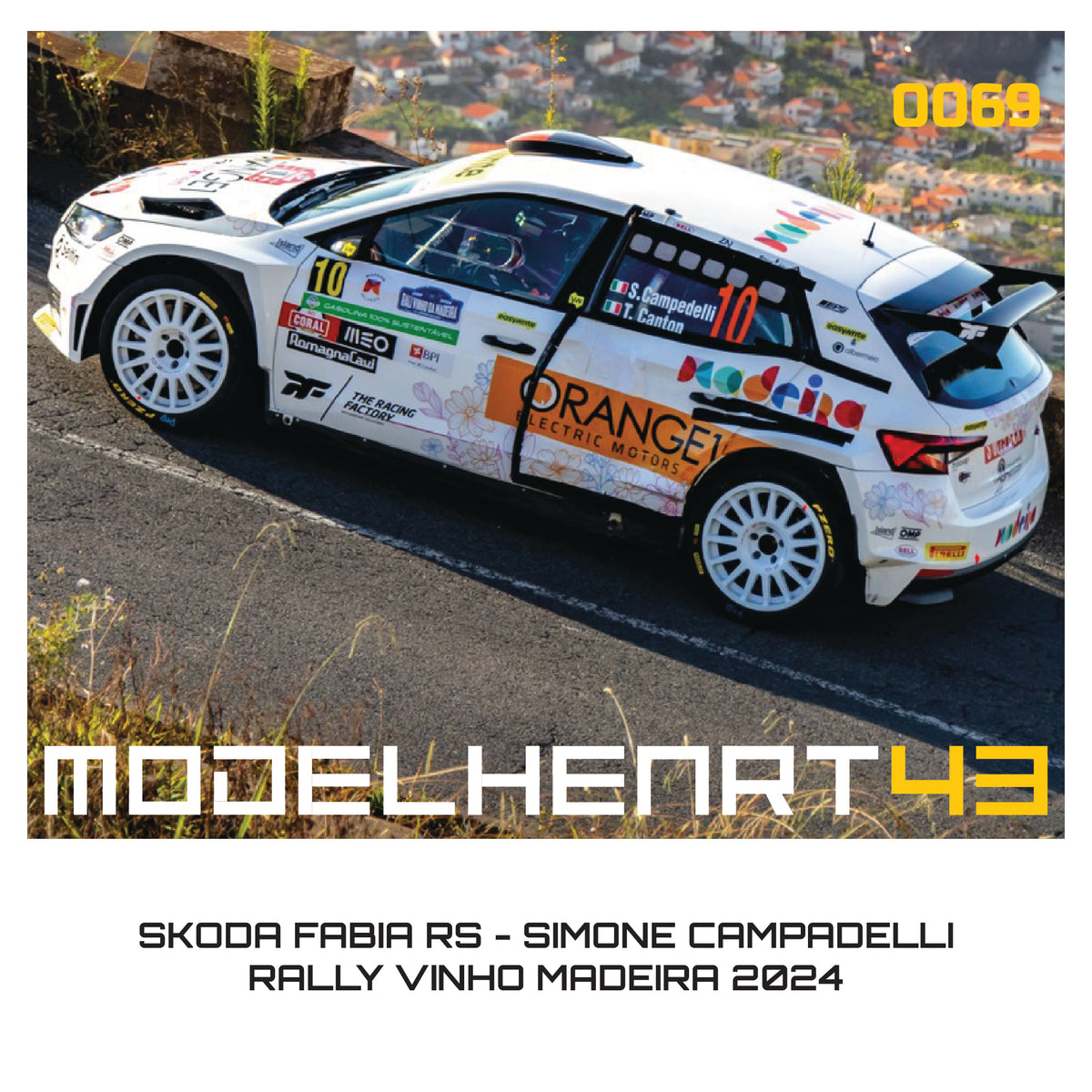 DECALQUE - SKODA FABIA RS - 1/43
