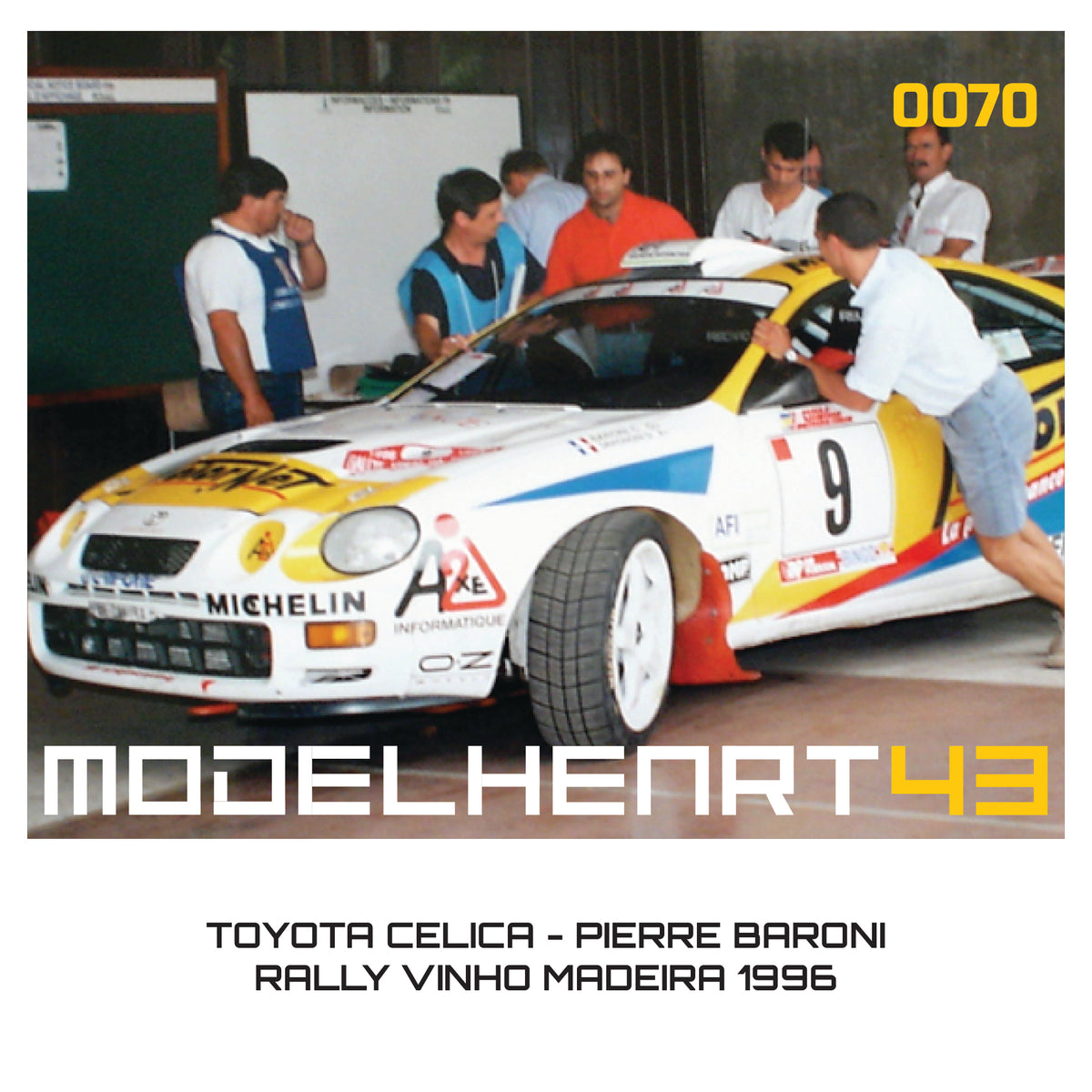 DECALQUE -TOYOTA CELICA - 1/43