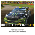 DECALQUE - ADITIVOS MONSTER SKODA - 1/43