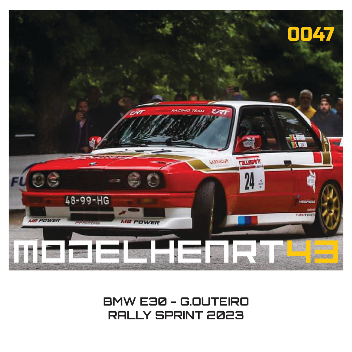 DECALQUE - BMW E30 - 1/43