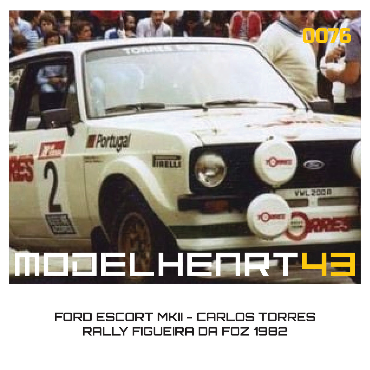 DECALQUE - FORD ESCORT MKII - 1/43