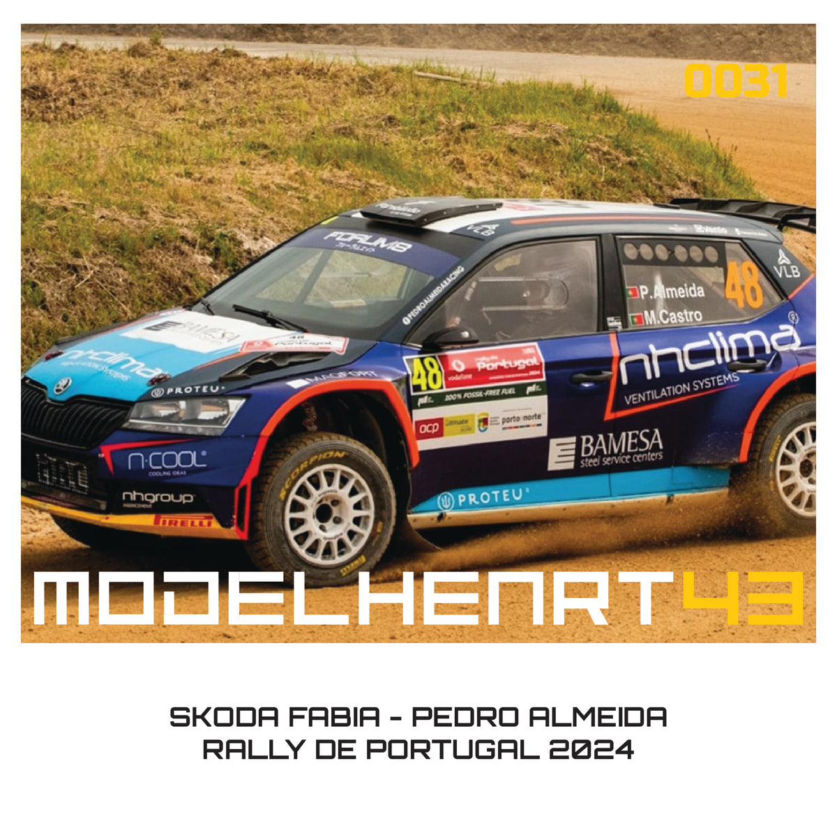 DECALQUE - SKODA FABIA - 1/43
