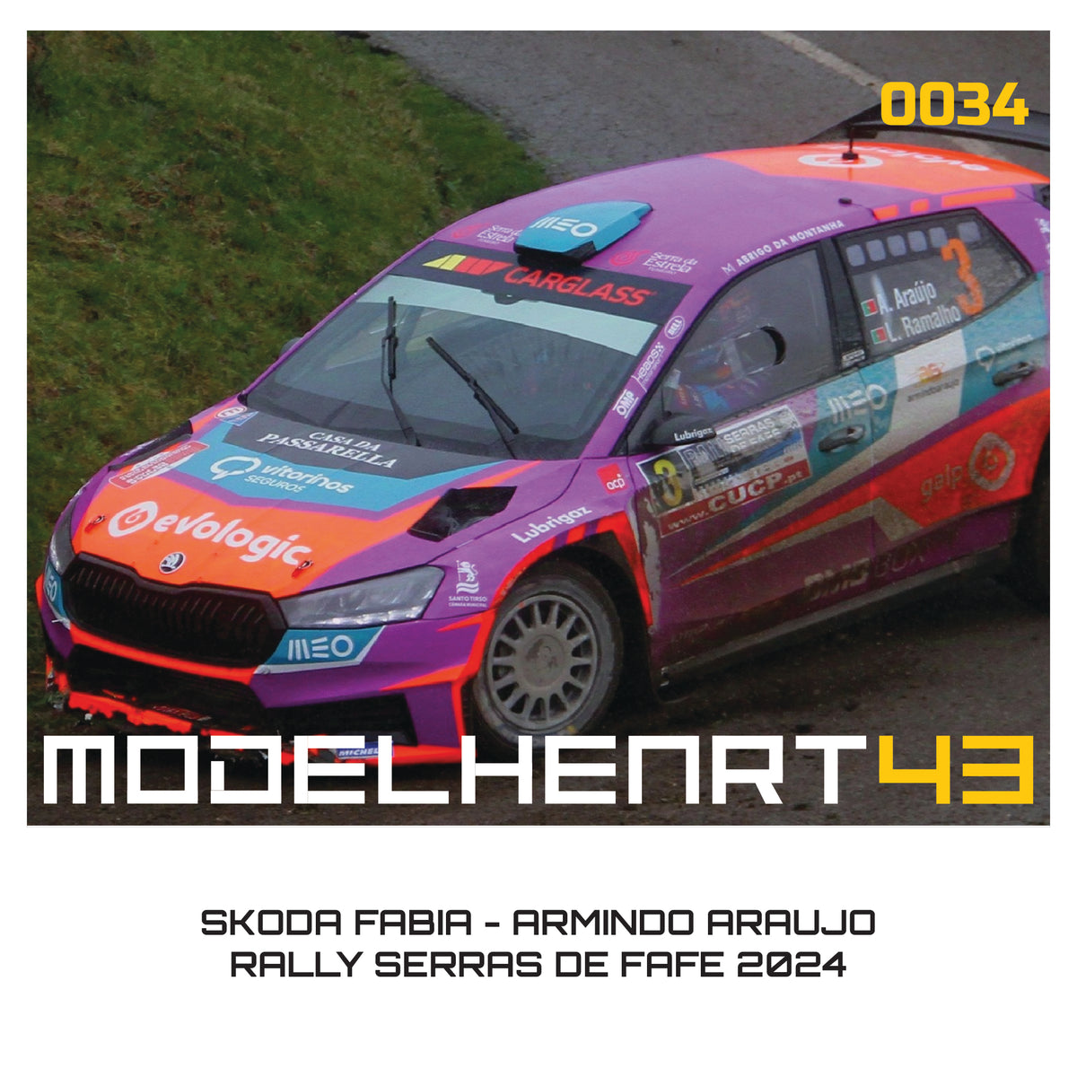 DECALQUE - SKODA FABIA - 1/43
