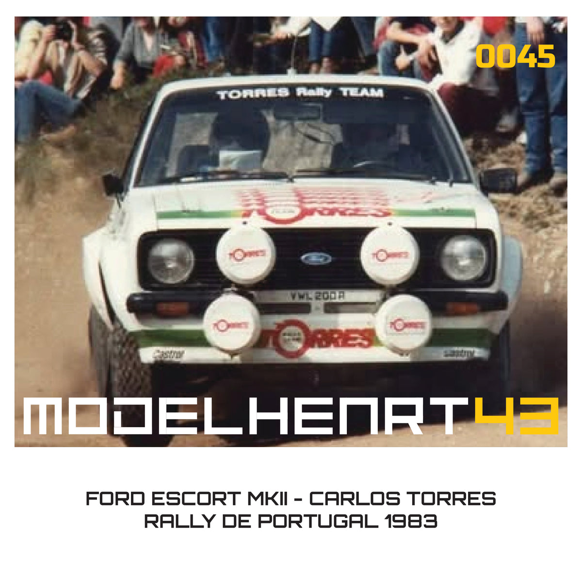 DECALQUE - FORD ESCORT MKII - 1/43