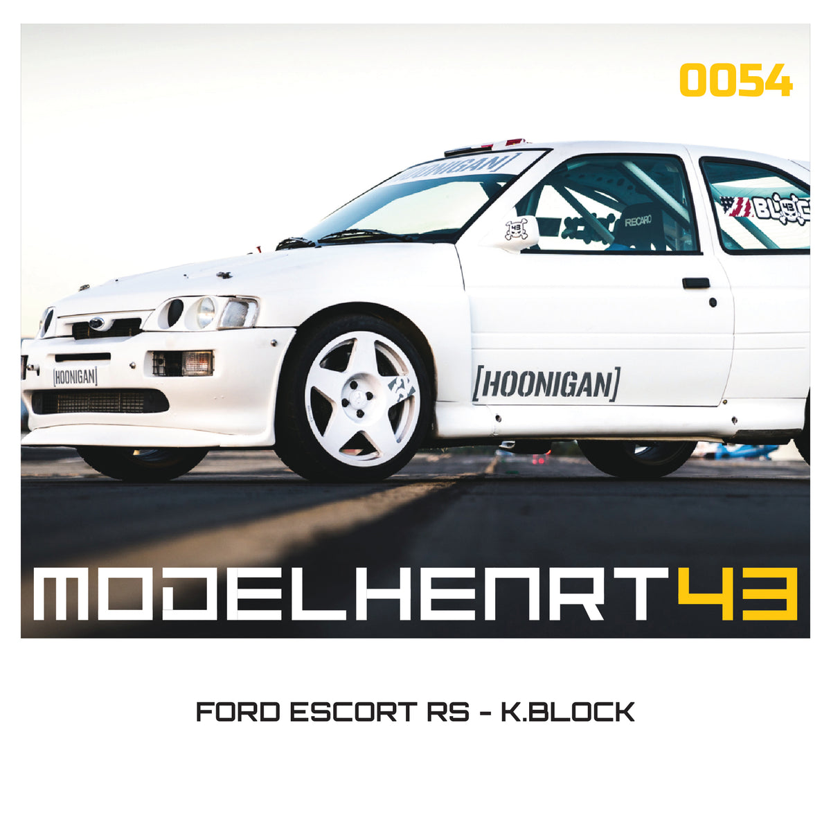 DECALQUE - FORD ESCORT RS - 1/43
