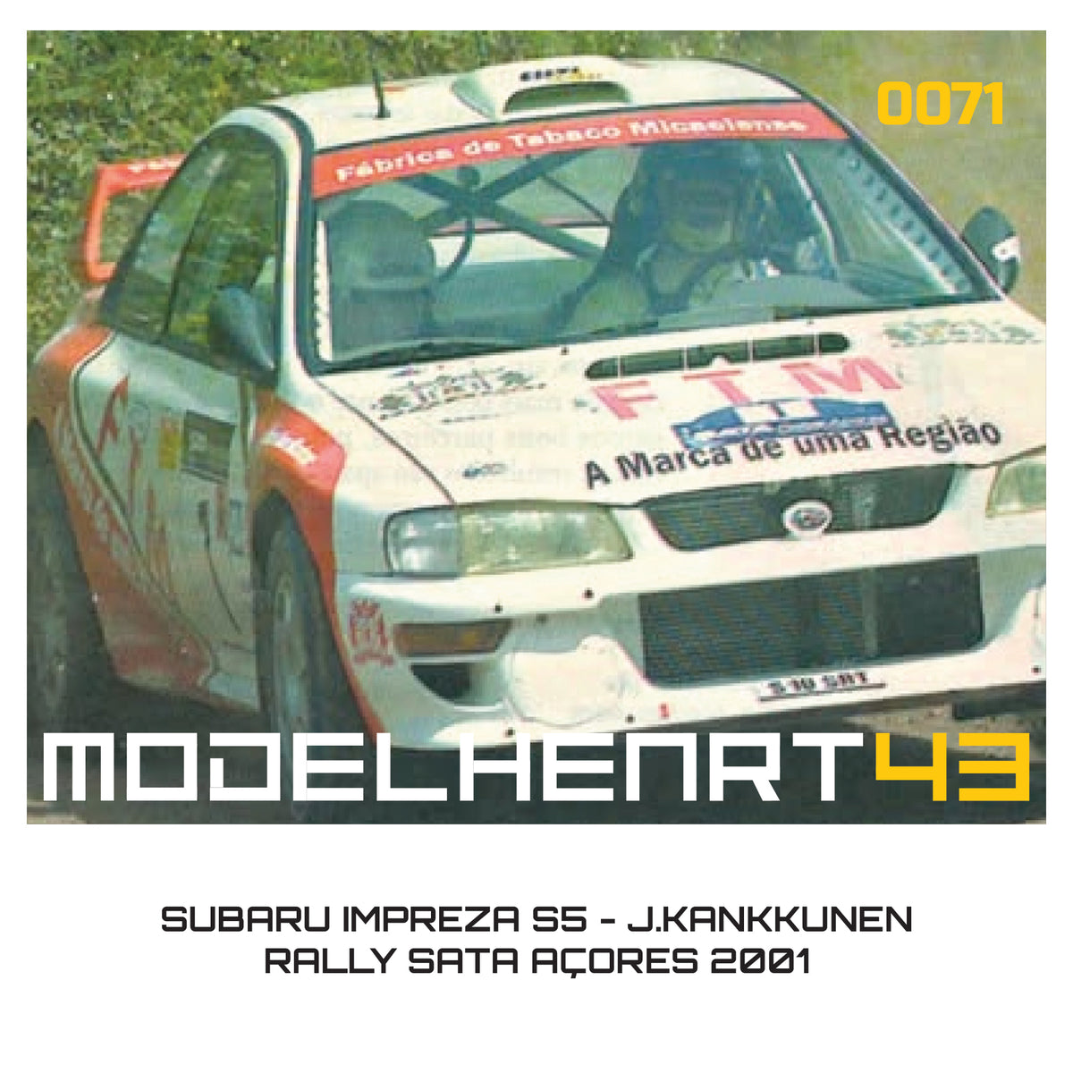 DECALQUE - SUBARU IMPREZA S5 - 1/43