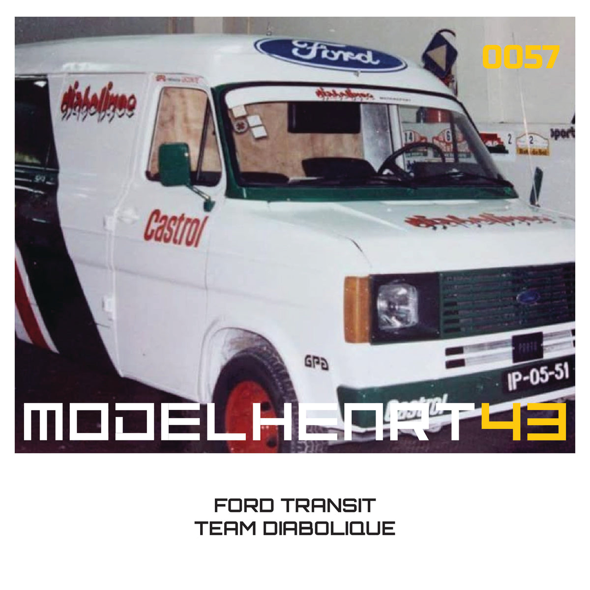 DECALQUE - FORD TRANSIT - 1/43
