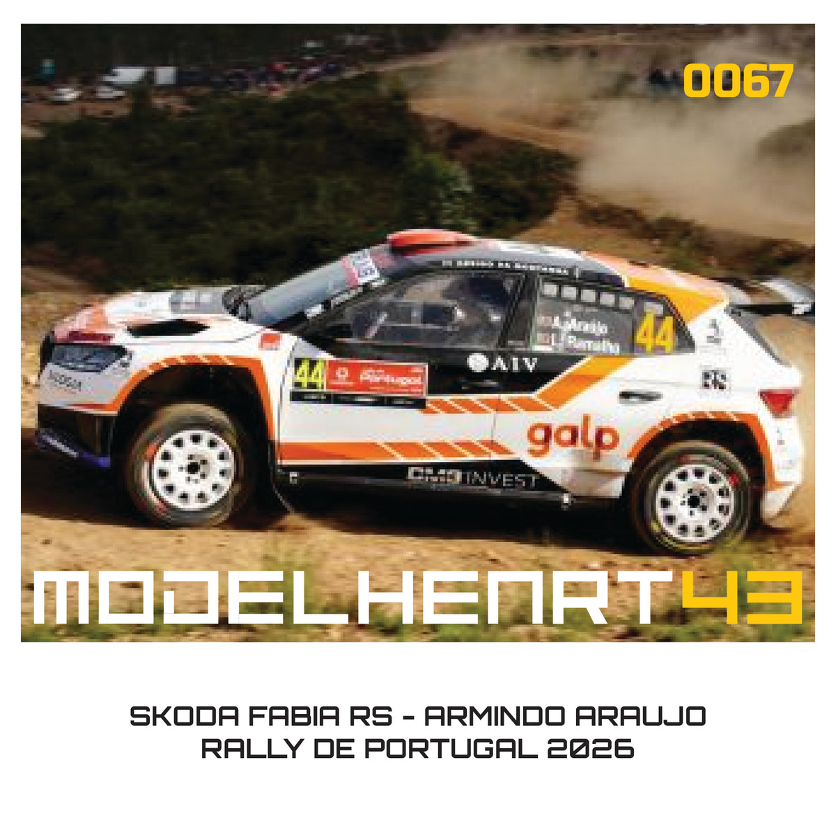 DECALQUE - SKODA FABIA RS - 1/43