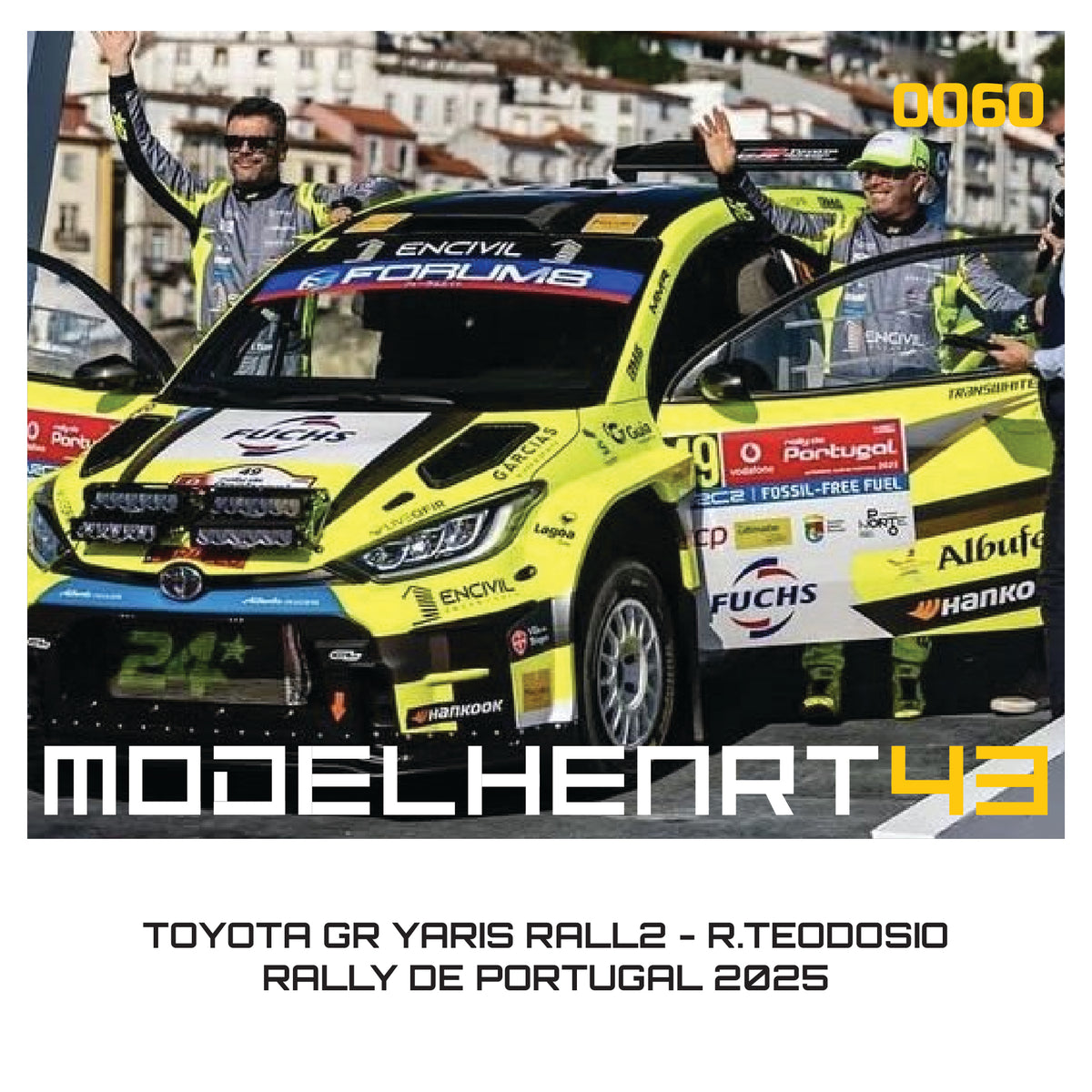 DECALQUE - TOYOTA YARIS RALLY2 - 1/43