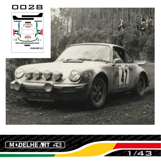 Decalque Porsche 911 SC - José Gonçalves