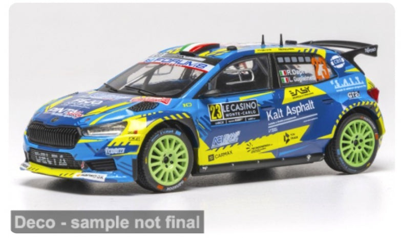 Pré-venda Skoda Fabia Rally2  - 1/43